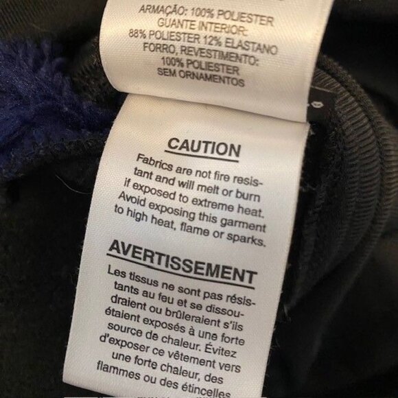 Mountain Hardwear Men's M Full Zip Jacket Fleece Blue Black Polartec lining Hike - Picture 11 of 12